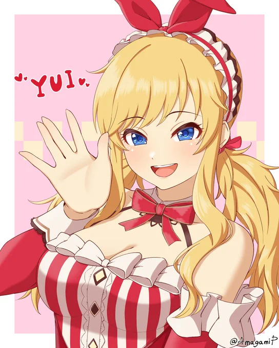 この唯ちゃん引いてから描きたいなと思ってたので描きまして〜^^ 