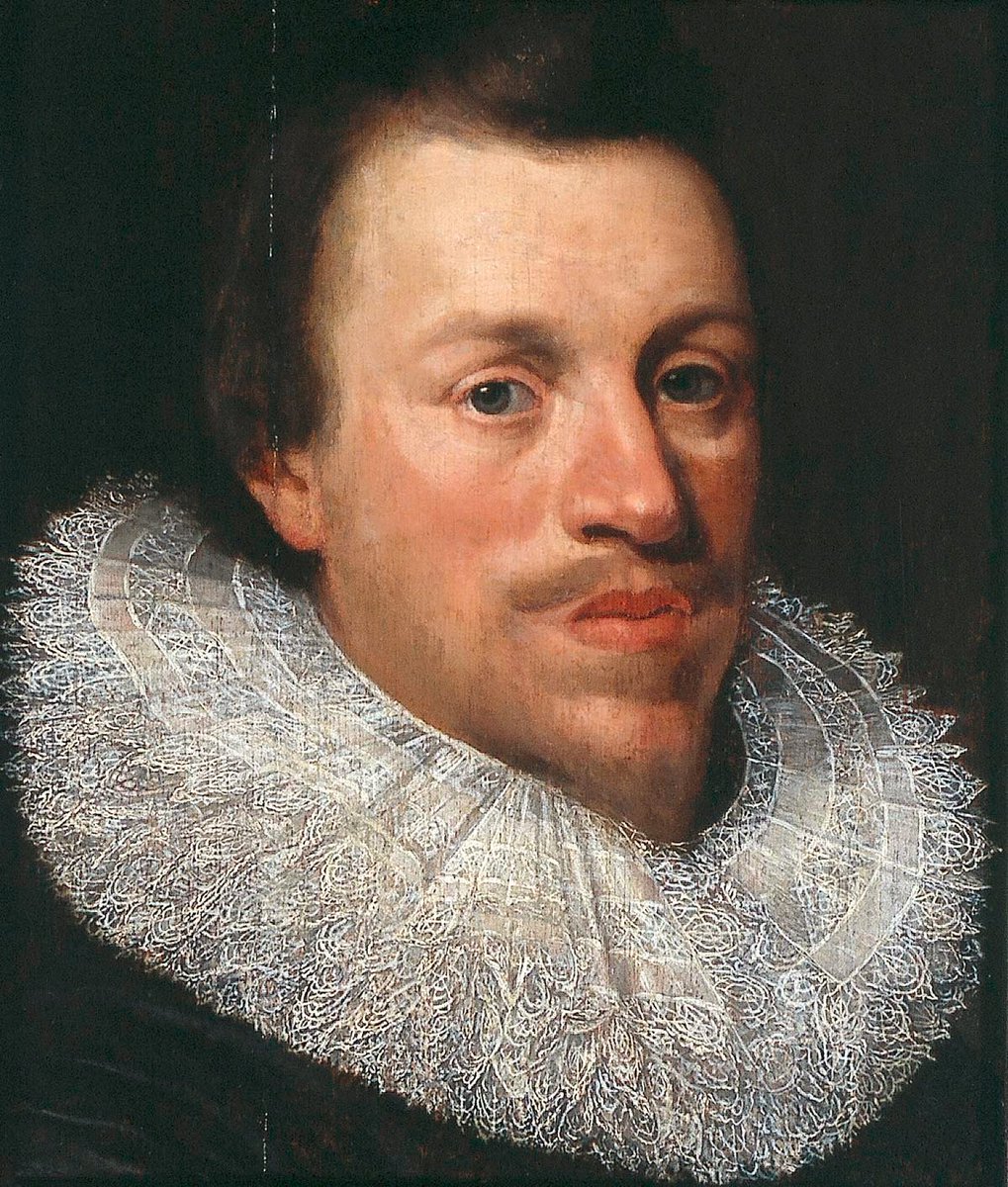 OldPortraiture's tweet photo. Born #OnThisDay in 1583: Dutch playwright, philosopher & jurist #HugoGrotius (1583-1645)
Portrait after #JanvanRavesteyn (1572-1657), 1610-25
#Grotius #HugodeGroot #DutchLiterature https://t.co/zRq7Okw2Jj
