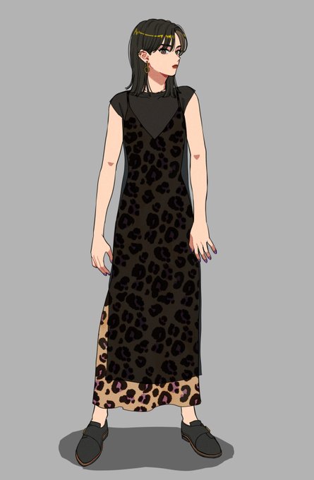 「earrings leopard print」 illustration images(Latest)