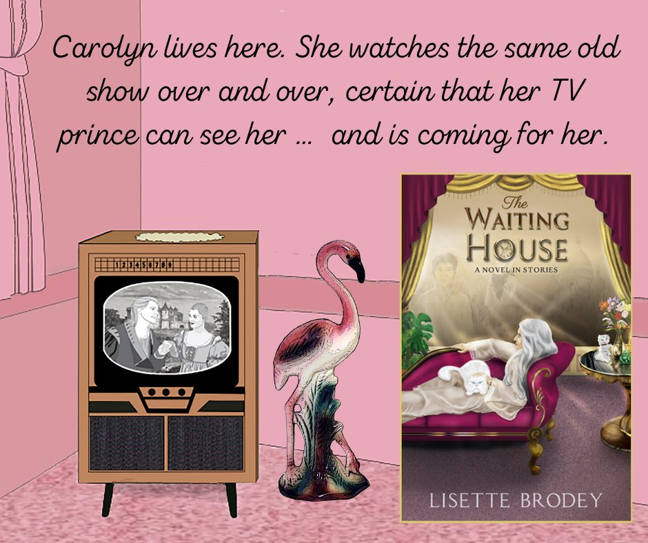 THE WAITING HOUSE: A Novel in Stories Come inside and meet: Lark, who is reunited with a bully she can't remember Mark, whose dreams belong to a stranger 😴 Carolyn, who waits for her TV prince to come ⭐️ mybook.to/WaitingHouse #KU 📕 #LitFic