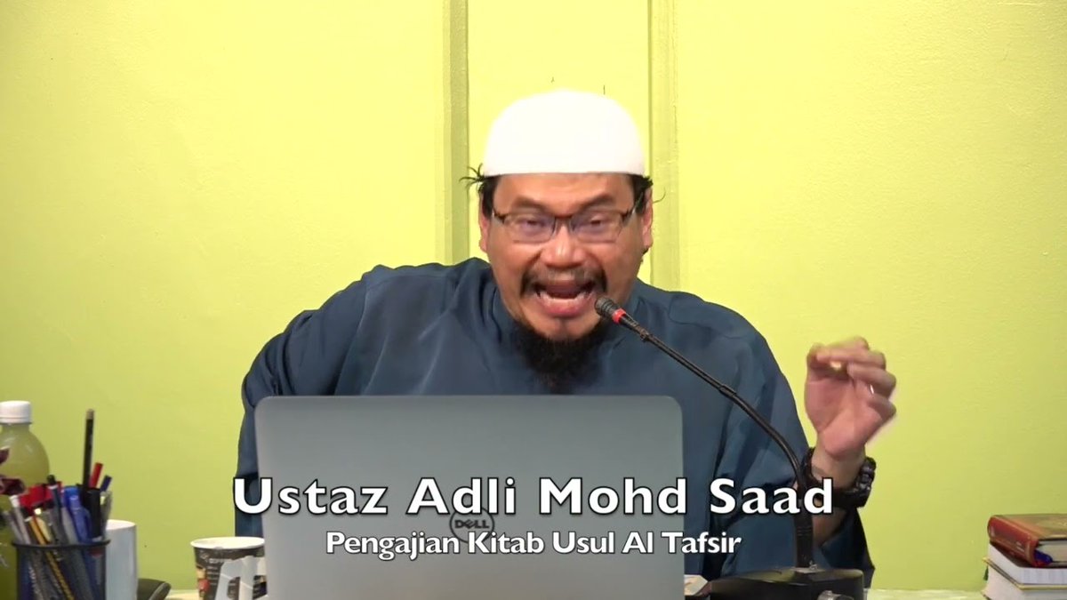kadsyy's tweet photo. 20220323 Ustaz Adli Mohd Saad : Pengajian Kitab Usul Al Tafsir - https://t.co/jz4I9P5IqN #ceramahagama #tazkirah #kuliah https://t.co/PdwBjdaJez