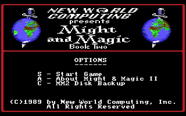 oldyzach's tweet photo. Retro Weekend: MIGHT AND MAGIC II: GATES TO ANOTHER WORLD! 

#retrogaming #retrogames #retrogamers #GamersUnite #games #memories #MyFavGamesEver #Commodore #C64 #MightAndMagic2 #NewWorldComputing #year1989 https://t.co/XvHf0H2vKi