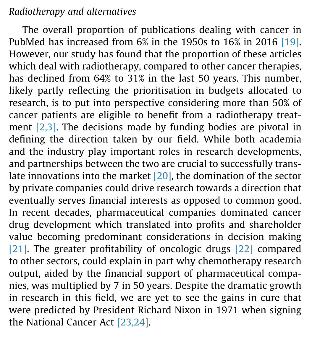Turns out 
The decisions made by funding bodies are pivotal in deﬁning the direction taken by our ﬁeld.
doi.org/10.1016/j.rado…
<a href="/RANZCRcollege/">RANZCR</a> <a href="/TargetingCancer/">Targeting Cancer</a>