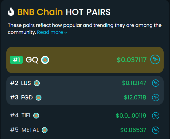 🚀 LUNA RUSH #2 ON DEXTOOL!!! 🚀

Continuing to receive another good news, Luna Rush has reached #2 BNB CHAIN HOT PAIRS on Dextool! Today is a very special day when we receive 2 consecutive good news about the achievement of Luna Rush.

📌 Click here: dextools.io/app/bsc