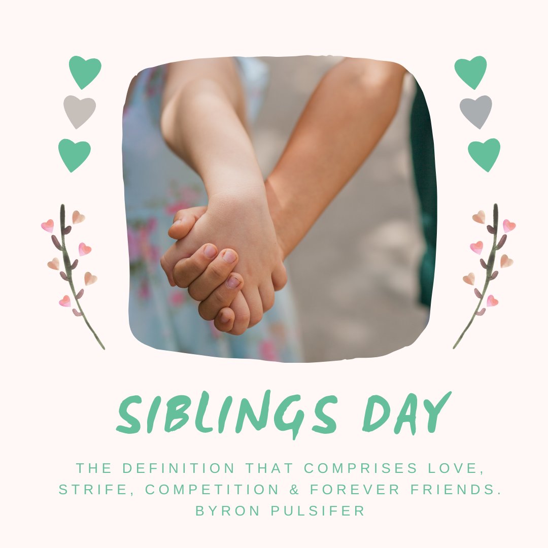 🤝#SIBLINGSDAY

THE DEFINITION THAT COMPRISES LOVE, STRIFE, COMPETITION &amp; FOREVER FRIENDS @BYRONPULSIFER

#foreverfriend#firstfriend#siblingday22 #childrenshomes #residentialcare #childrenincare #childcare #teens #fostering
