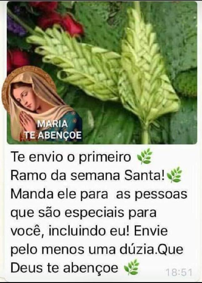 Bom domingo a todos que Deus, esteja convosco.
