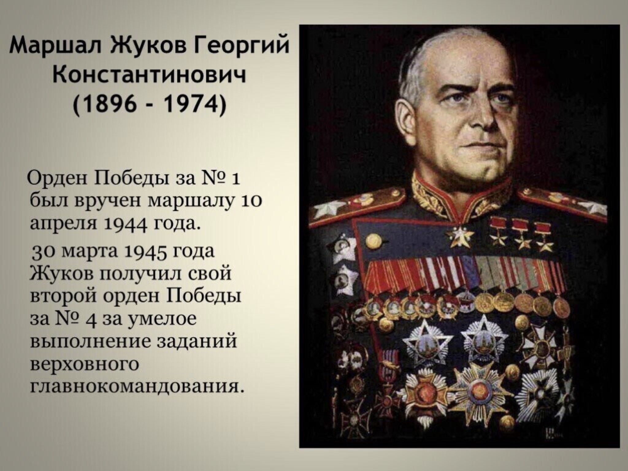Жуков Георгий Константинович Маршал Победы