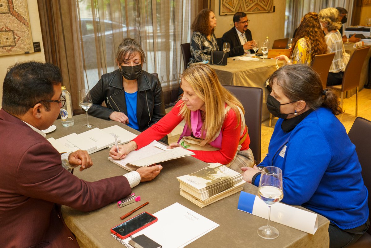 KeralaTourism's tweet photo. Kerala Tourism’s Madrid roadshow, led by Shri. Dr. Venu V. IAS, Additional Chief Secretary, Tourism, Government of Kerala, received a warm response from Spanish tour operators and travel agents. The event was held on April 5, 2022.
#B2Bmeet #tradeshow #Madrid #KeralaTourism https://t.co/zVjG0BDJbi