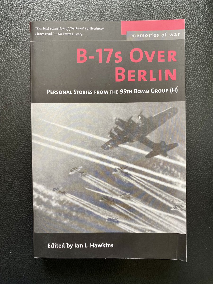 CraigRunner's tweet photo. Now reading B-17s Over Berlin. #book #WW2 #BookTwitter #reading #bombers #berlin #bombgroup #b17 @WW2Talk @WeHaveWaysPod @Books2Cover https://t.co/ptGc43oncj