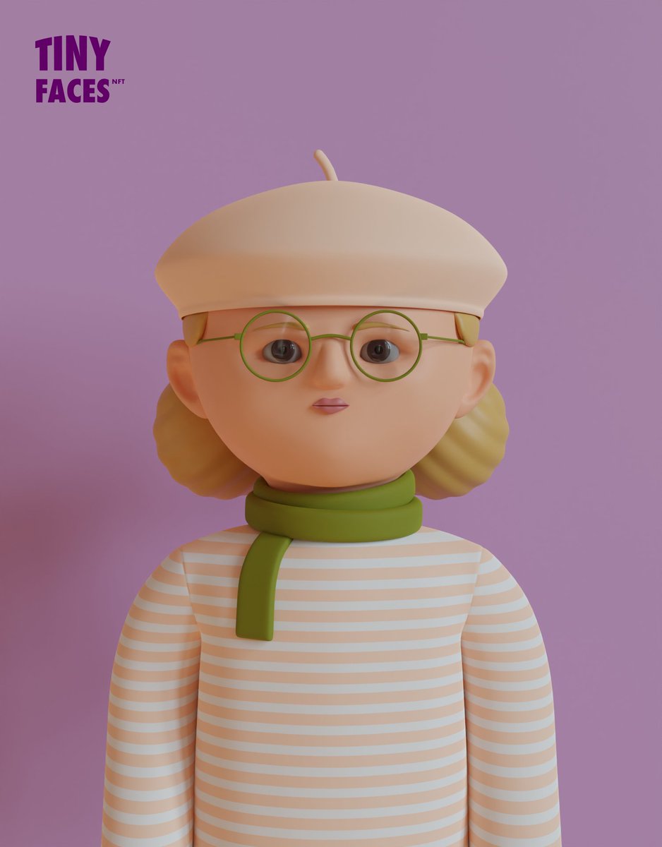 TinyFacesNFT's tweet photo. Living the French live in the metaverse.🥖🇫🇷🧑‍🎨 https://t.co/1I4l1wEl0l