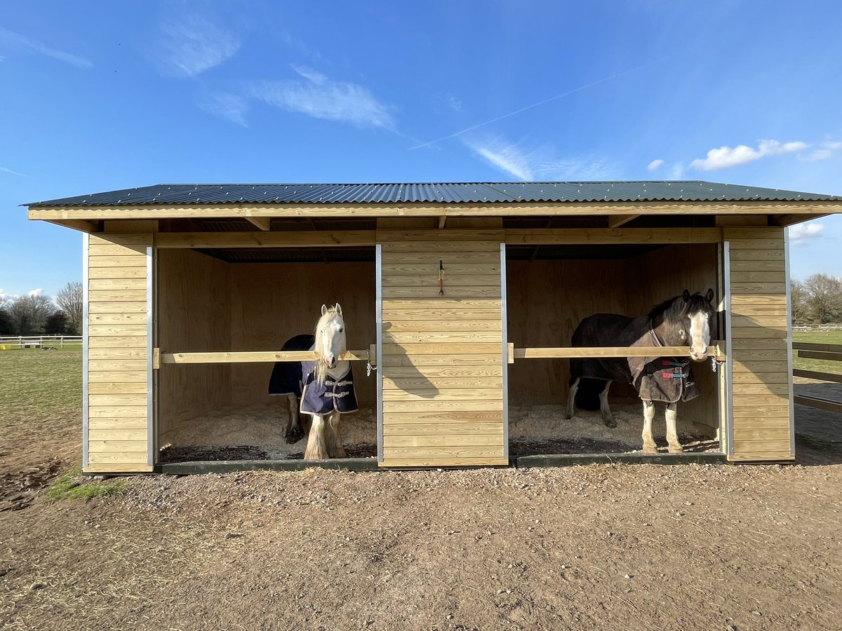 A massive thank you 🙏 to <a href="/Timbercreate/">Creative Timberwork</a> for all their hard work building our new shelters after the big storm, bring on the next one 😂