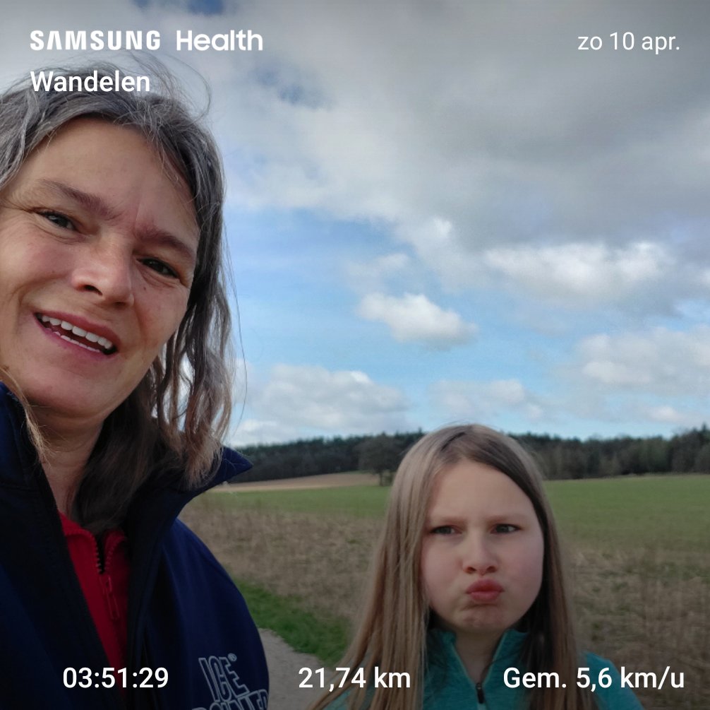 Weer even heerlijk gewandeld met Inge Andrik