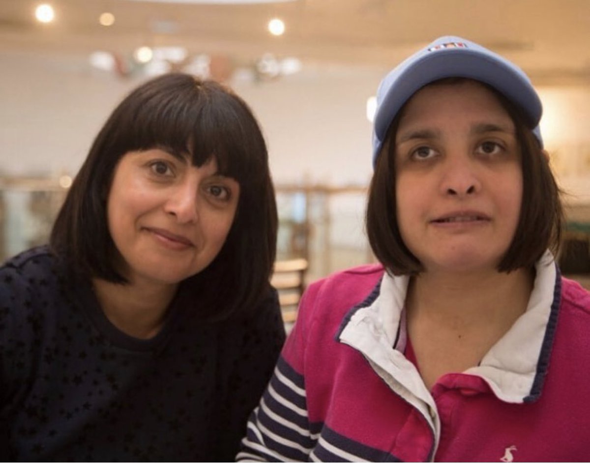 #NationalSiblingsDay2022 
#ItsaSiblingThing for me is about joy, humour, swearing, strength, support, resilience, determination, pragmatism, rights (and wrongs) and baseball caps💙Me and Raana - sister, sister-in-law, daughter, auntie, friend, neighbour and more besides

@Sibs_uk