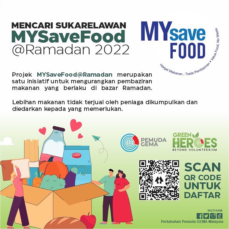 MYsavefood's tweet photo. Hey guys jom join kami selamatkan makanan. https://t.co/KtJLi9FGqT