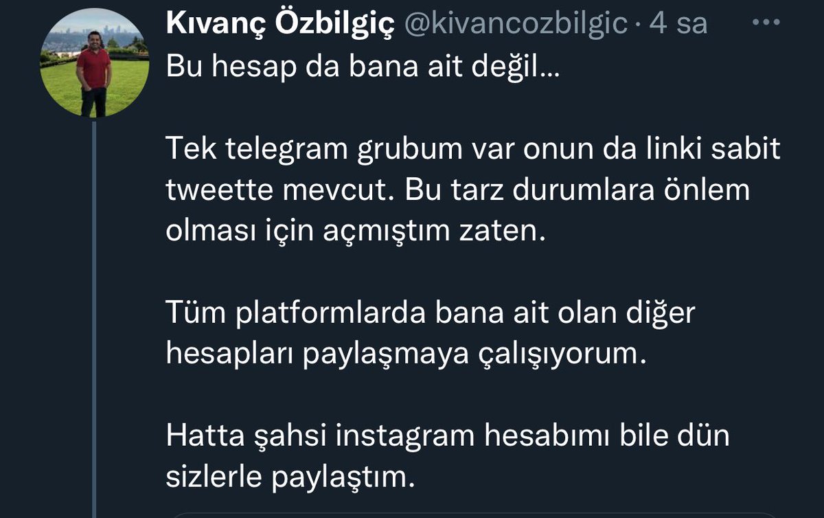 AdnanElibol's tweet photo. @kivancozbilgic 4 saatlikte  mi hocam 🙃 https://t.co/VTkgr3cBU2