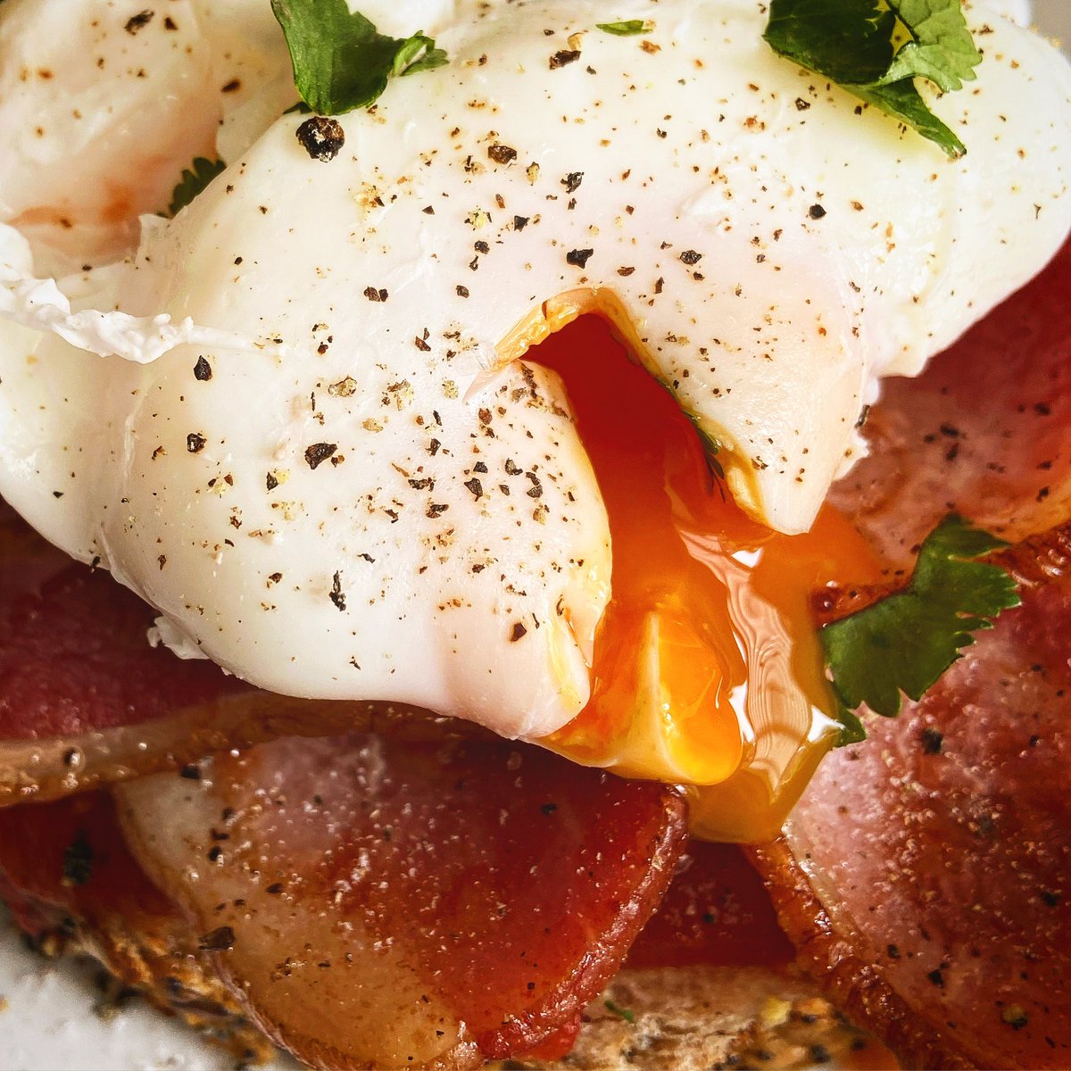 Hayleydaviez's tweet photo. Sunday morning vibes… #baconandeggs using @clarence_court eggs and smoked bacon from my local butcher Tuckers #soundwell 👌😋 https://t.co/EWwKHf7pQL