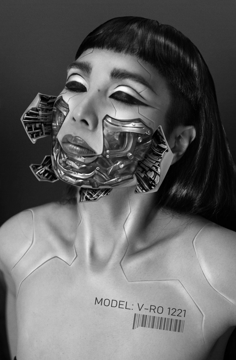 Subatomic
Chemically reactive
Nuclear fission
Lies deep within the core 
- Atomic: Ad Initivm

Photo and art by <a href="/deadlykawaii/">DeadlyKawaii</a> 
#cyberpunk #posthuman #cybernetic #darkelectro #goth #cybergoth #industrial