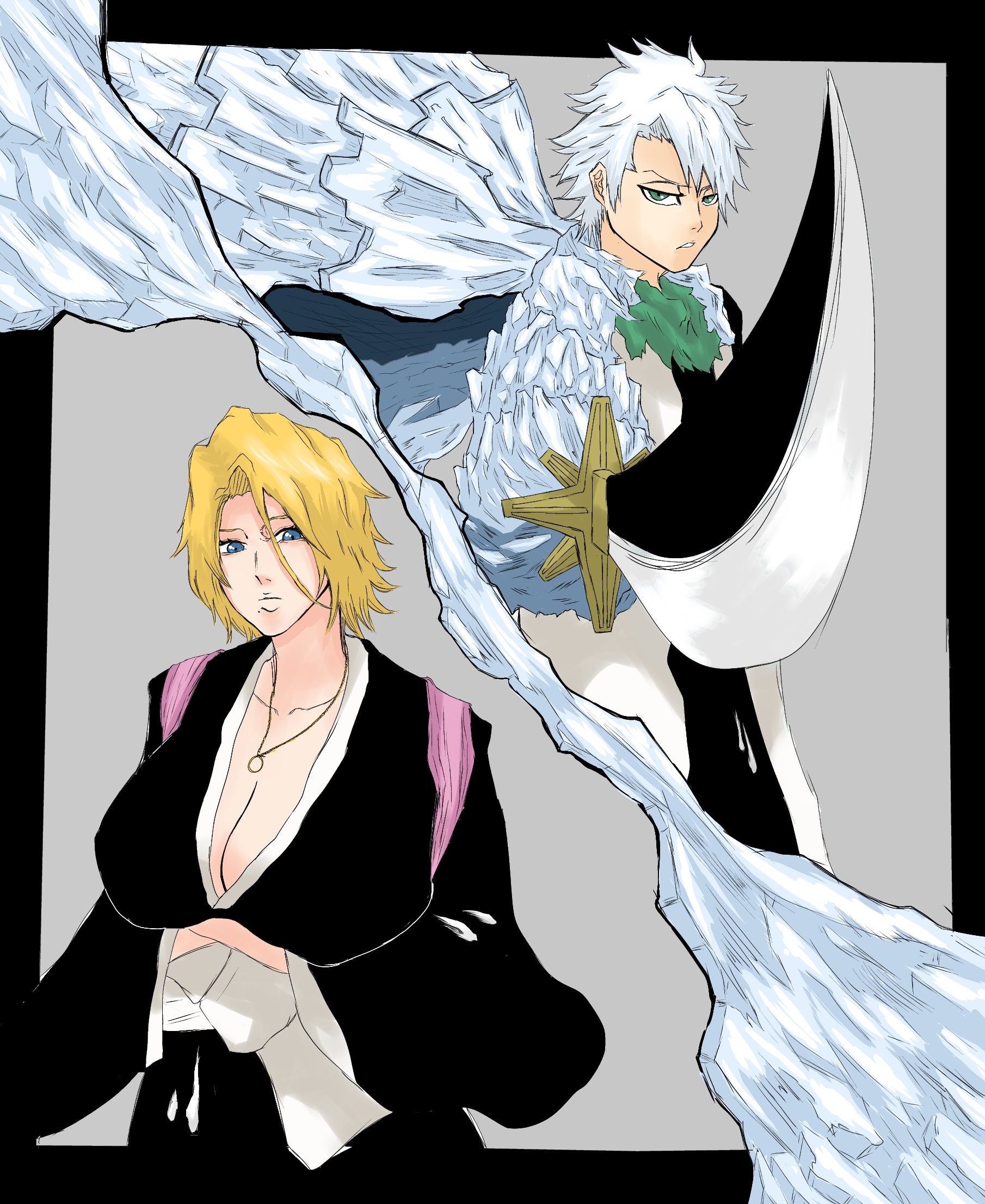 日番谷冬獅郎&松本乱菊　護廷十三隊十番隊　護廷十三隊五番隊　BLEACH 日番谷冬獅郎&松本乱菊 護廷十三隊十番隊 護