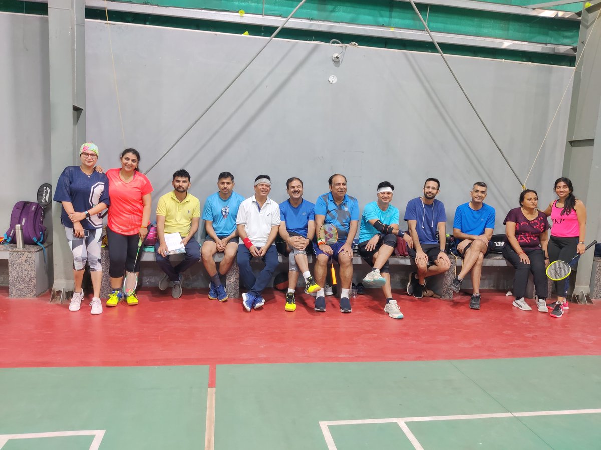 Hosted Agrim Neurosciences IMA Gurgaon badminton championship sponsored by <a href="/HospitalArtemis/">Artemis Hospitals</a> today. #Health #Sports #Fitness #Fun #Camaraderie
