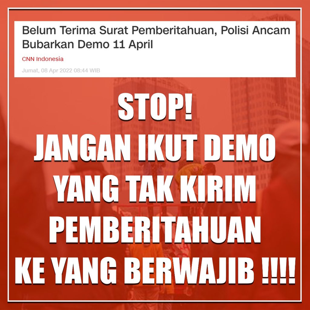 Espargaro16's tweet photo. Ojok melok demo dan ojok sampek kenek provokasi 
Rugi asli lak awakmu percoyo https://t.co/8VSG8xk2OH