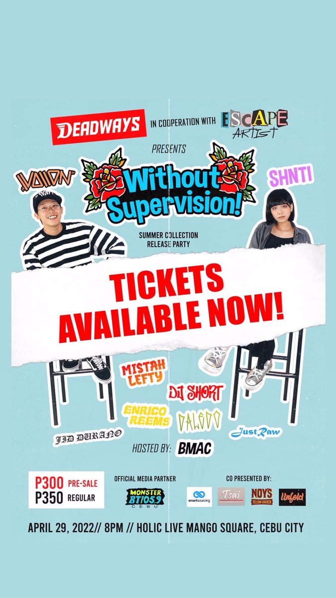 EscapeArtistTm's tweet photo. ‼️Tickets Now Available‼️
‼️Tickets Now Available ‼️
Click on the link below to order.
https://t.co/QFhMLQgjwJ
https://t.co/QFhMLQgjwJ
https://t.co/QFhMLQgjwJ
#withoutsupervision
#Deadways
#EscapeArtist https://t.co/Yx60UAB6GH