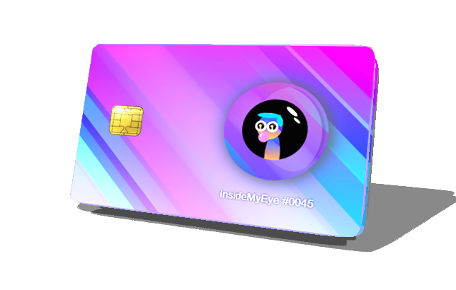 InsideMyEyeNFT's tweet photo. InsideMyEye Crypto Card!🔮🔥
SOON👀

#NFTCommunity #NFTGiveaway 
#NFTartist #NFTGiveaways 
#nftmusic #NFTdrop #NFTProject #NFTdrops #nftcollector https://t.co/cbIthWjhIu