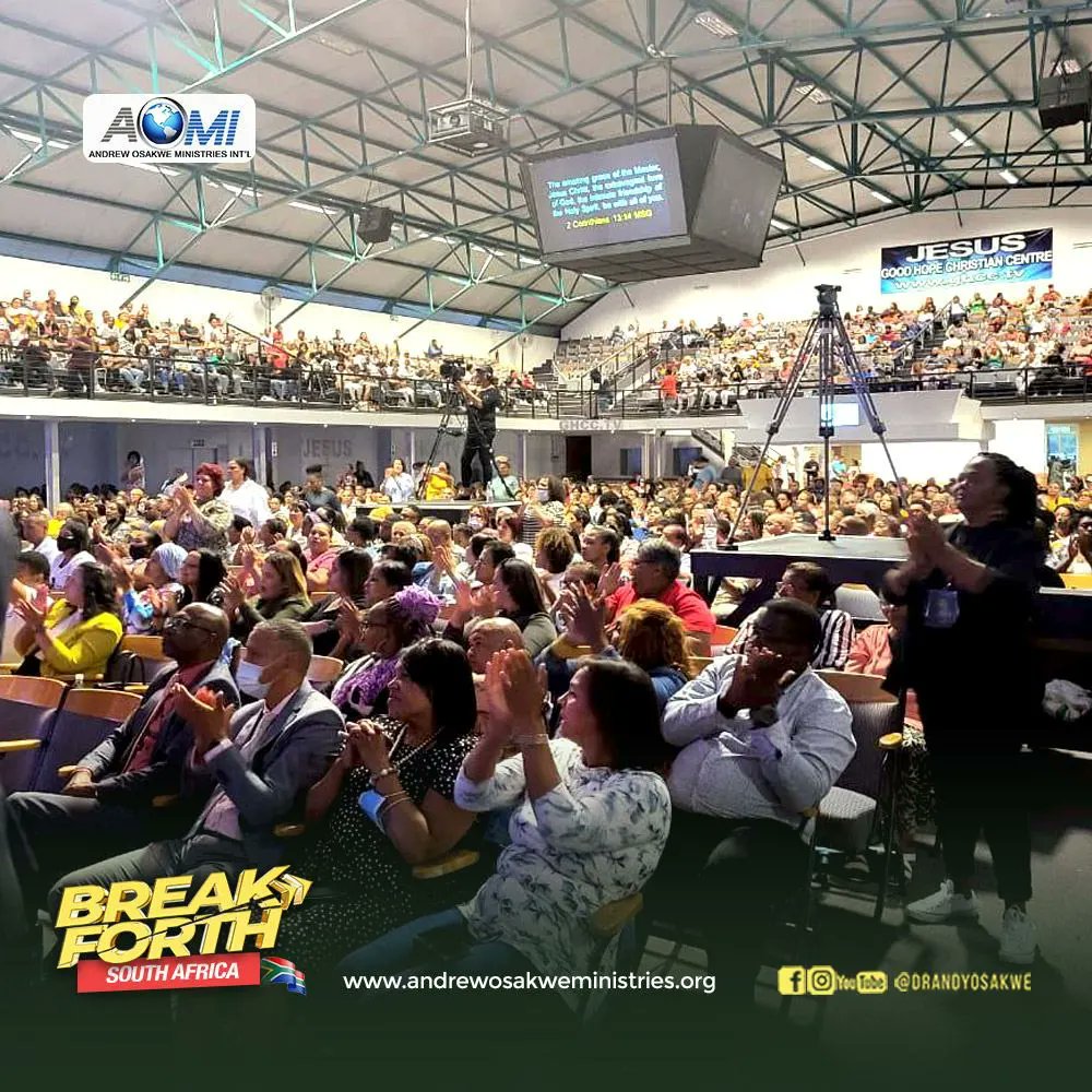drandyosakwe's tweet photo. Before you were born, God already knew the problems you will face and He made provision for it. Before Adam was created, God made provision;  before you showed up, everything was made ready for you!

#BreakForthSummit
#SouthAfrica
#CapeTown 
#AOMIOutreach https://t.co/smowOkZt4f