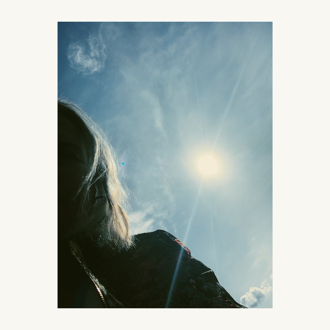 I’m out! Post Covid and the sun is out 💛☀️⭐️