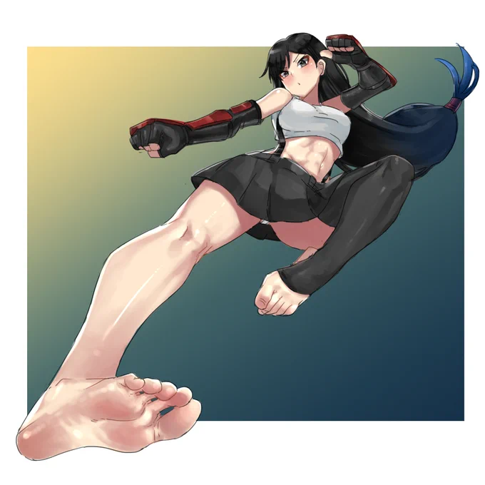 もう二年も経ったのか
#一日一裸足絵
#FF7R_2ndAnniversary 