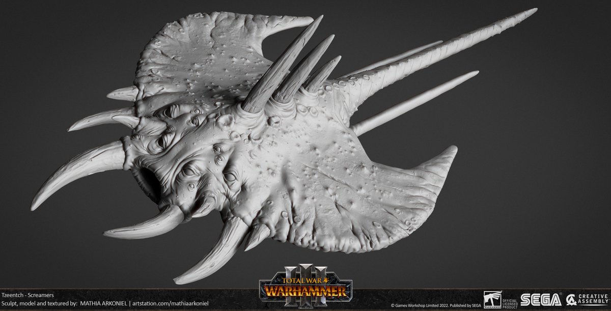 Warhammer III - Screamers of Tzeentch

The Screamers of Tzeentch were created by me for Warhammer III.
© Games Workshop Limited 2022. Published by SEGA.