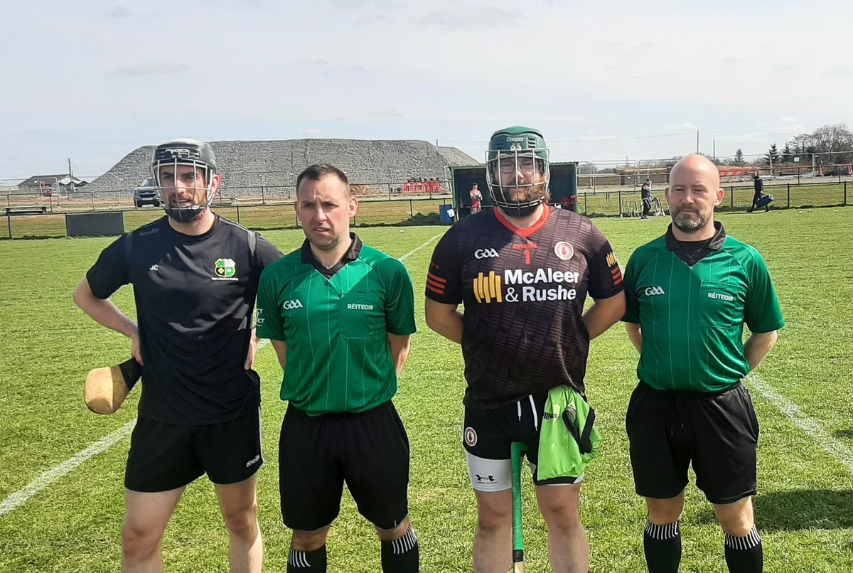 Underway at Pairc na hEireann. Conor McElhatton captains the side today