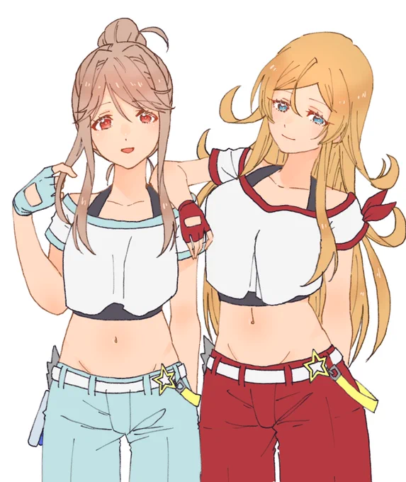 お腹描きたかった 