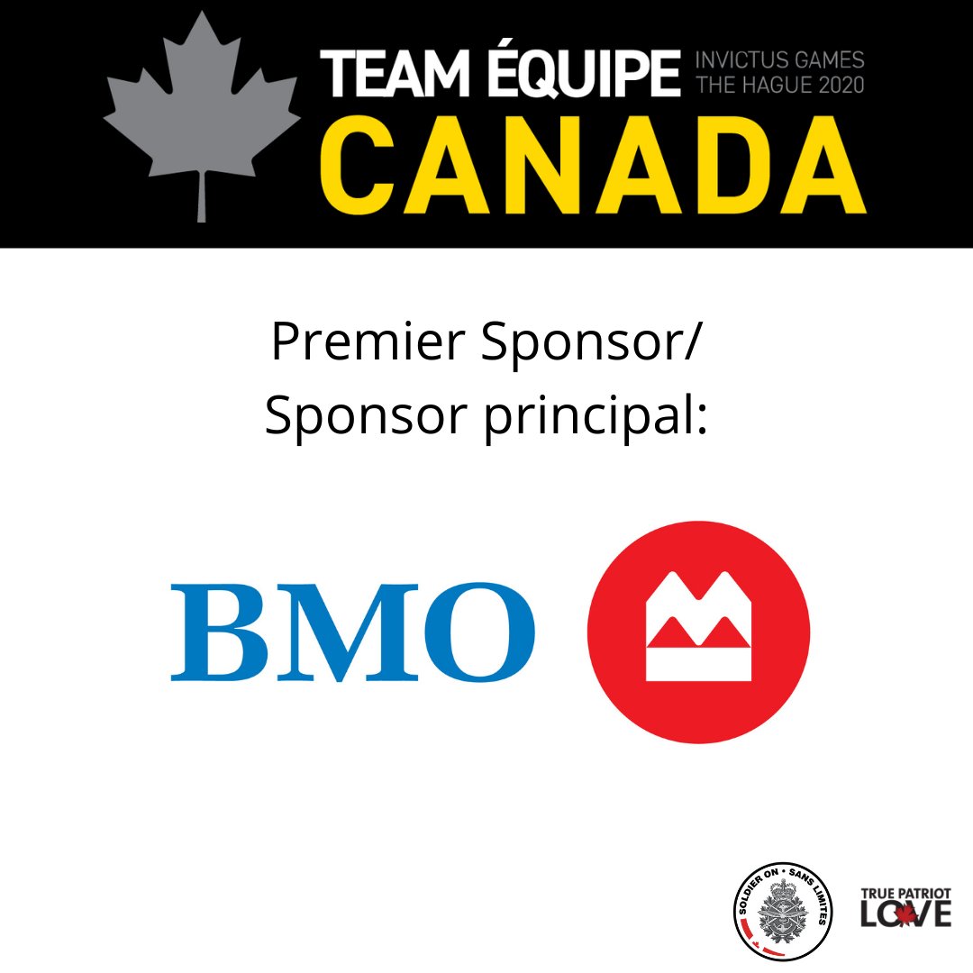 The official Bank of the Canadian Defence community, the Bank of Montreal, is committed to helping military families make real financial progress. <a href="/BMO/">BMO</a> is proud to support #TeamCanada <a href="/InvictusGamesNL/">Invictus Games The Hague 2020</a> as a Premiere Partner. Visit bmo.com/cdcb or bmo.com/business