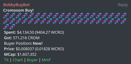 CromosomCronos's tweet photo. Whales coming 🚀 https://t.co/U4PIOganOS