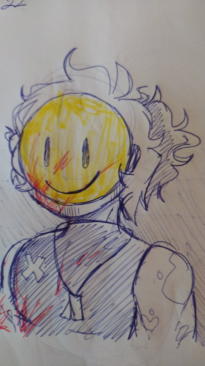 problematicblue's tweet photo. Small evander doodle- still haven't choose a name for the visual novel tho lol https://t.co/RqARqaYApH