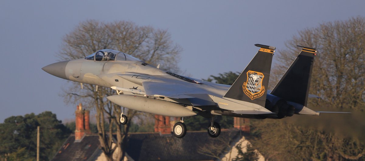CJFPhotos's tweet photo. 493rd Special Tail F-15c @HQUSAFEAFAF @48thFighter @GrimReapers_ @usafmonitor @USAF_ACC @Combat_Journal @AFMonthly @PhotographyWeek @CanonUKandIE @BoeingAirplanes @F15Einfo @AFMonthly @GettyImages @usairforce @AIR_Intl @AirForceMag @48FighterWing @PhotoPlusMag #libertywing #493rd https://t.co/CnuFXPxjxw