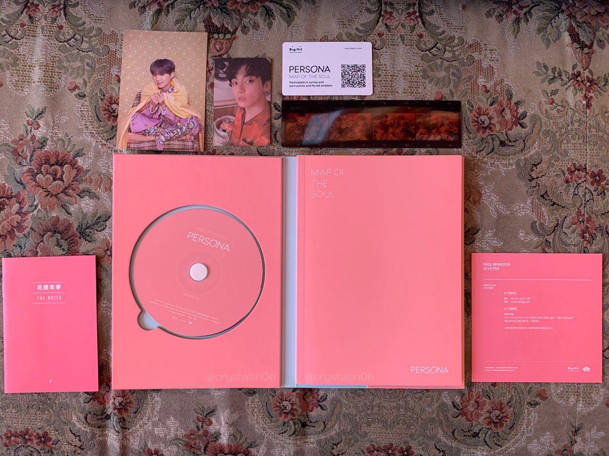 crystalsn0e's tweet photo. wts lfb ph !

༄ unsealed mots persona ver. 2 album with jungkook pc

༄ 630 PHP + pf + sf 

INCLUSIONS:
🃏photocard (flawed, dm 4 pics)
📒photobook
💿 CD
📓 mini book
🖼 postcard
🎞 photo film

💌 https://t.co/S0carGlhvv

🏷 bts jungkook pc unsealed bts album mots persona ver 2 https://t.co/R59wwTkFy6