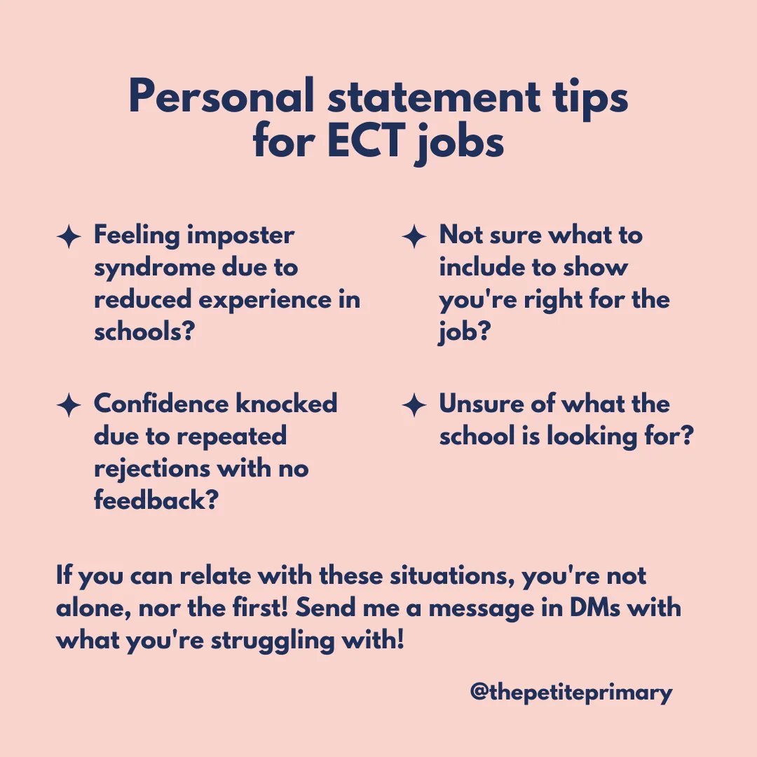 petiteprimary's tweet photo. Common feelings when applying for jobs, we've all been there!

(3/4)

Teacher training tweet below
👇👇

#personalstatementsECTs #ECTjobhunting #ECTtips https://t.co/8dLIbj4bxb