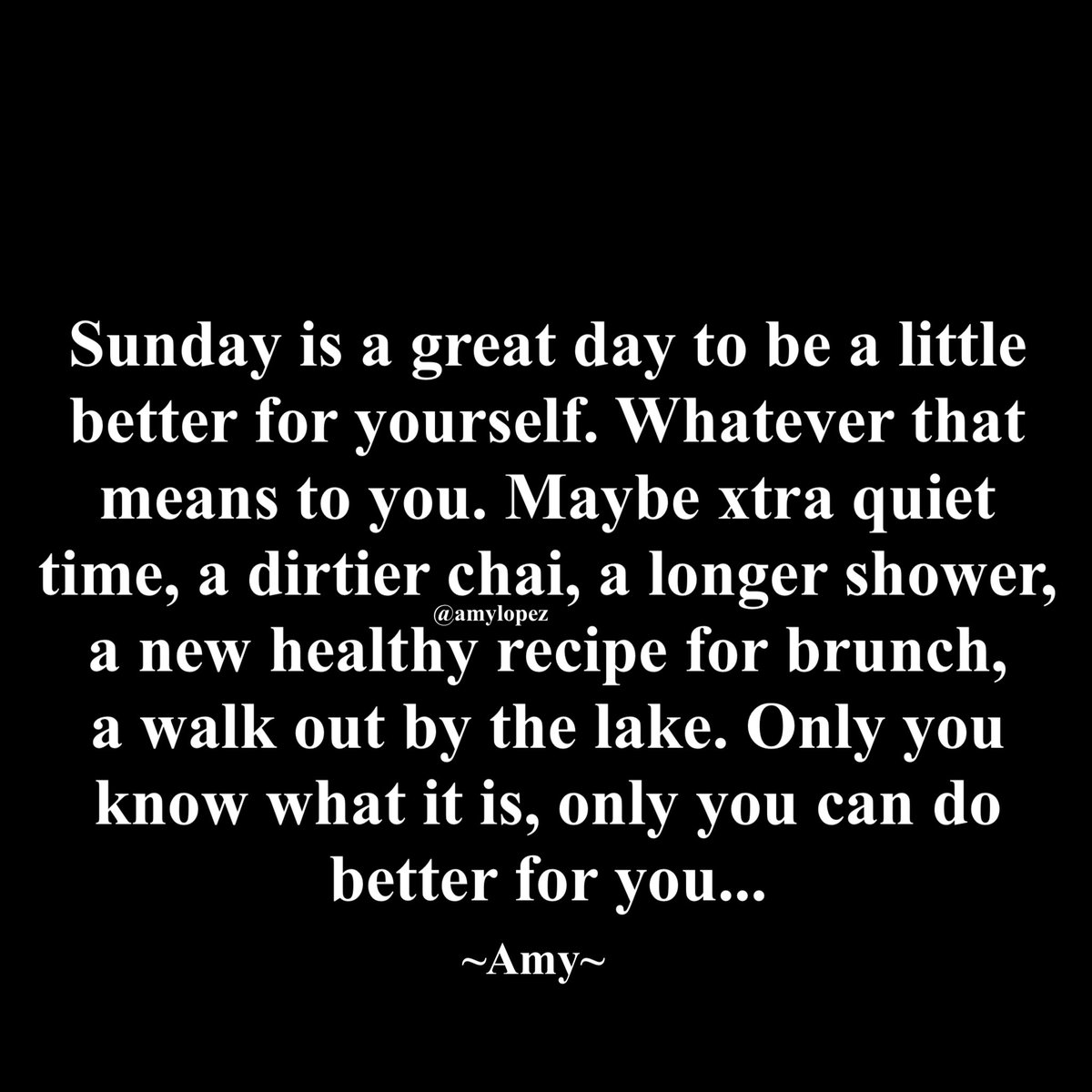 Make your chai a little dirtier today....~Amy~☕️😈
#selfcaresunday #coffeeholic #coffeequotes #quote #PositiveVibesOnly #selflove #quotesoftheday