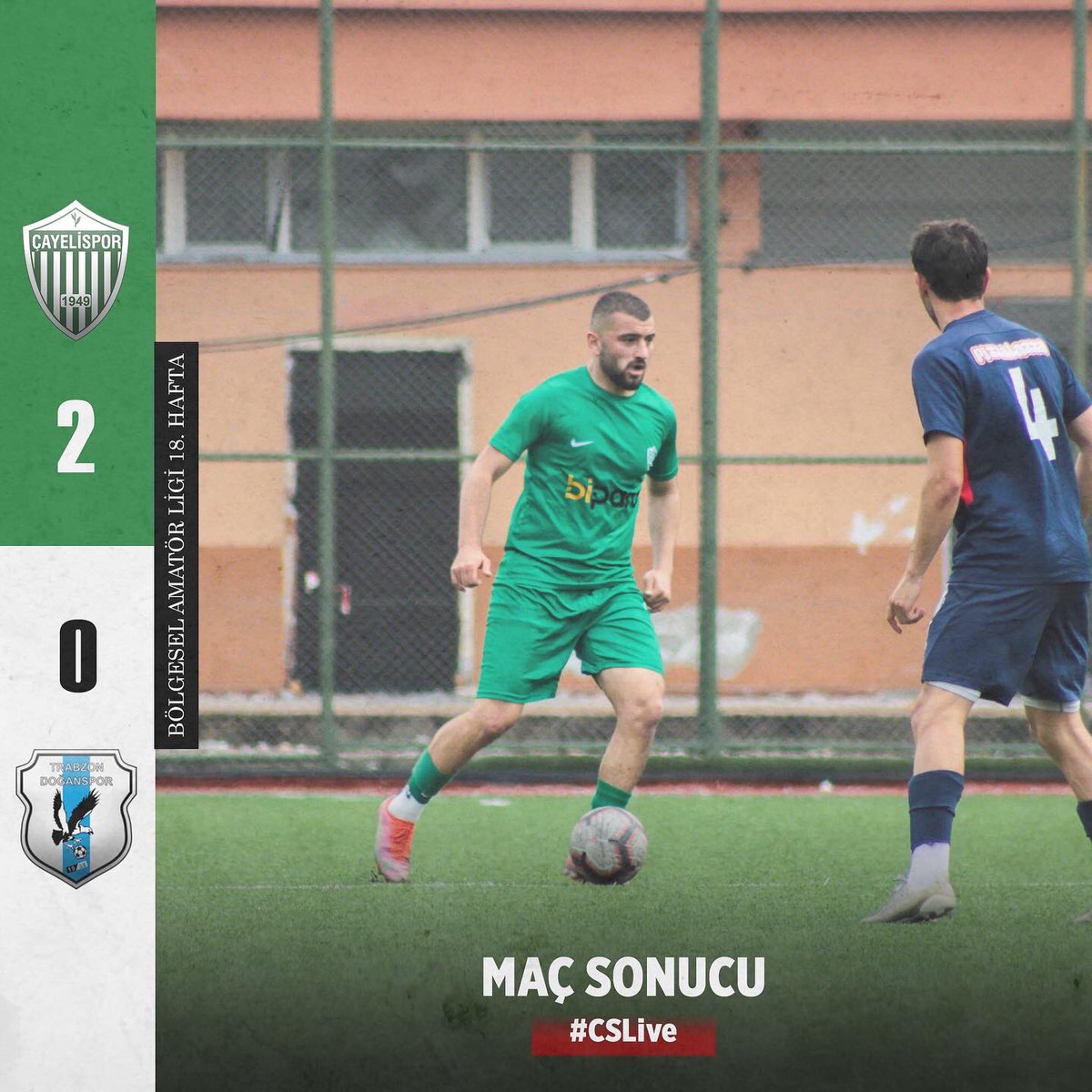🔥 | Maç Sonucu
🚨 | Çayelispor 2-0 Trabzon Doğanspor

#CSLive