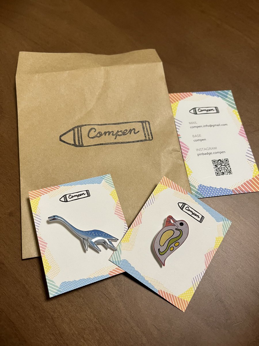 yamachan_lab's tweet photo. お出かけ中に素敵な雑貨さんに出会いました☺️他にもたくさん素敵な作品があって悩みましたが、この2つをお迎えさせていただきました*
#Compen さん
#ミジンコ
#エラスモサウルス
#横浜ではミジンコが人気らしい https://t.co/Kl5UwfZ2Rx