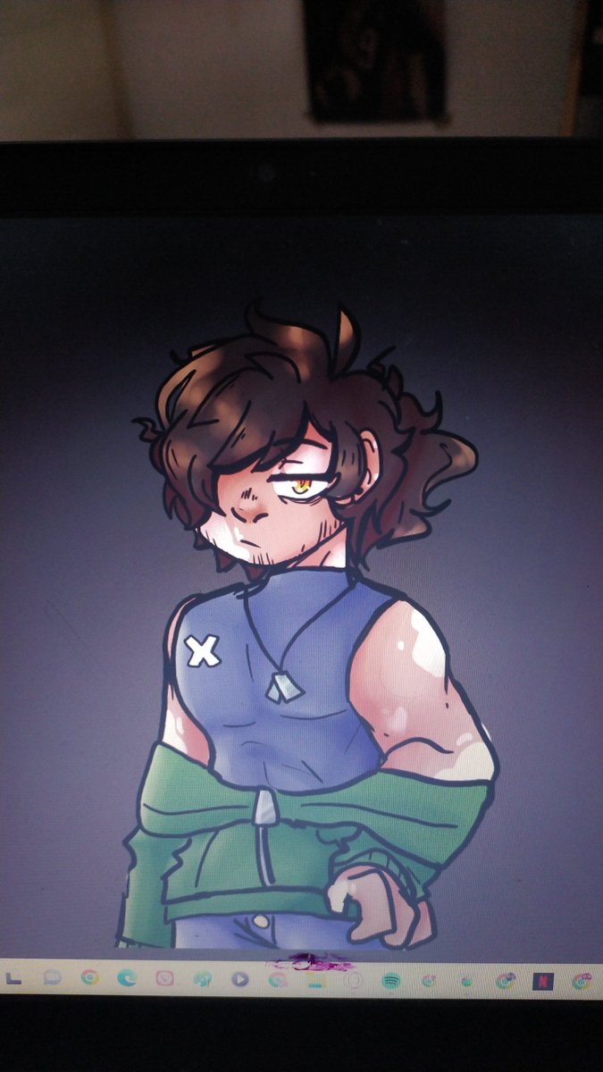problematicblue's tweet photo. @PumpkinPatricia Omg true, the only difference is a bit the hair style and the color palette, this is evander without the mask: https://t.co/1unr9OxMp6