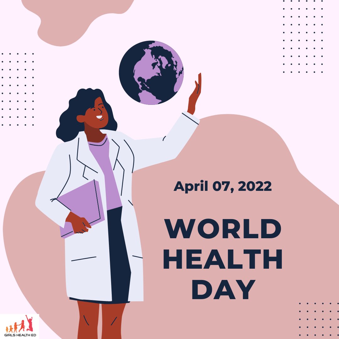 GirlsHealthEd's tweet photo. Yesterday, we are celebrated #WorldHealthDay! World Health Day is a #globalhealth #awareness day celebrated every year. Although we are celebrating today, Girls Health Ed is committed to providing #comprehensivehealth and #sexualityeducation to girls and young women every day. https://t.co/iMpnmld2eC