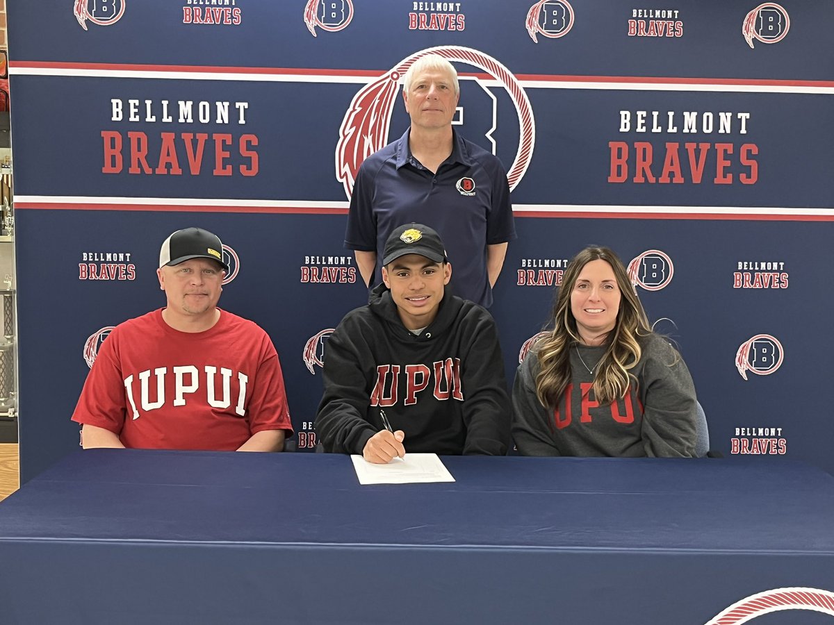 Congrats Deion Guise! Deion recently signed a Letter of Intent to attend IUPUI in the fall where he will pursue a degree in Political Science. He will be running Cross Country and Track for the Jaguars. #BeBraves