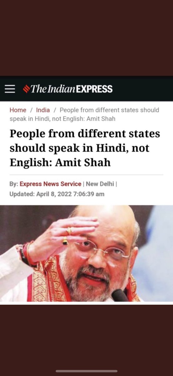 Don’t try to break Homes Mr Home Minister … We DARE YOU #stopHindiImposition we love our diversity..we love our Mother tongue… We love our Identities..#JustAsking