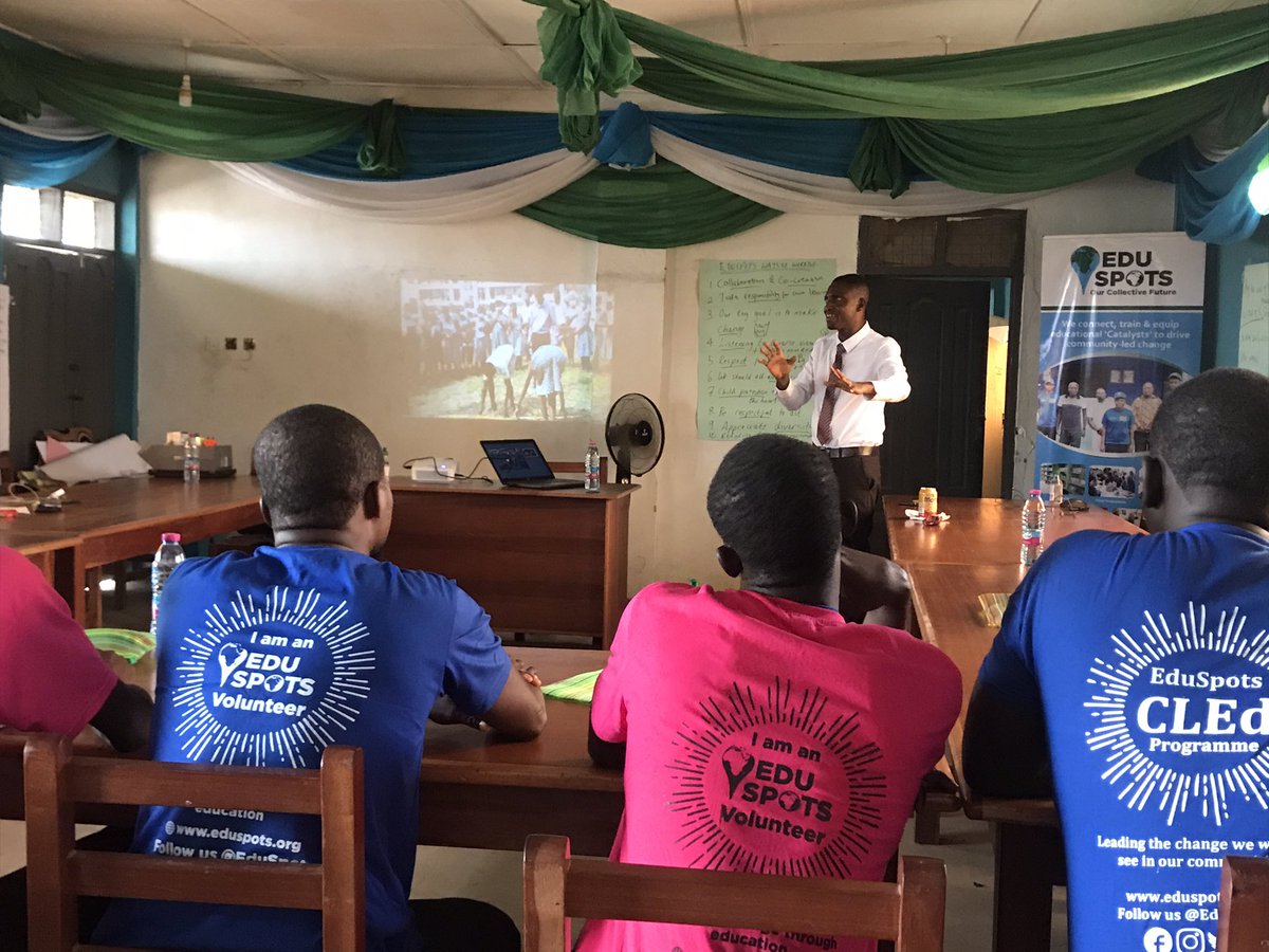 eduspots's tweet photo. Today is education day at the #CLEd Academy!
We were excited to welcome Evans Odei, @TeacherPrize top 10 finalist for 2021, to lead a session on teaching #mathematics and relating it to the #community context.
@VarkeyFdn https://t.co/8jUV7hTGO2