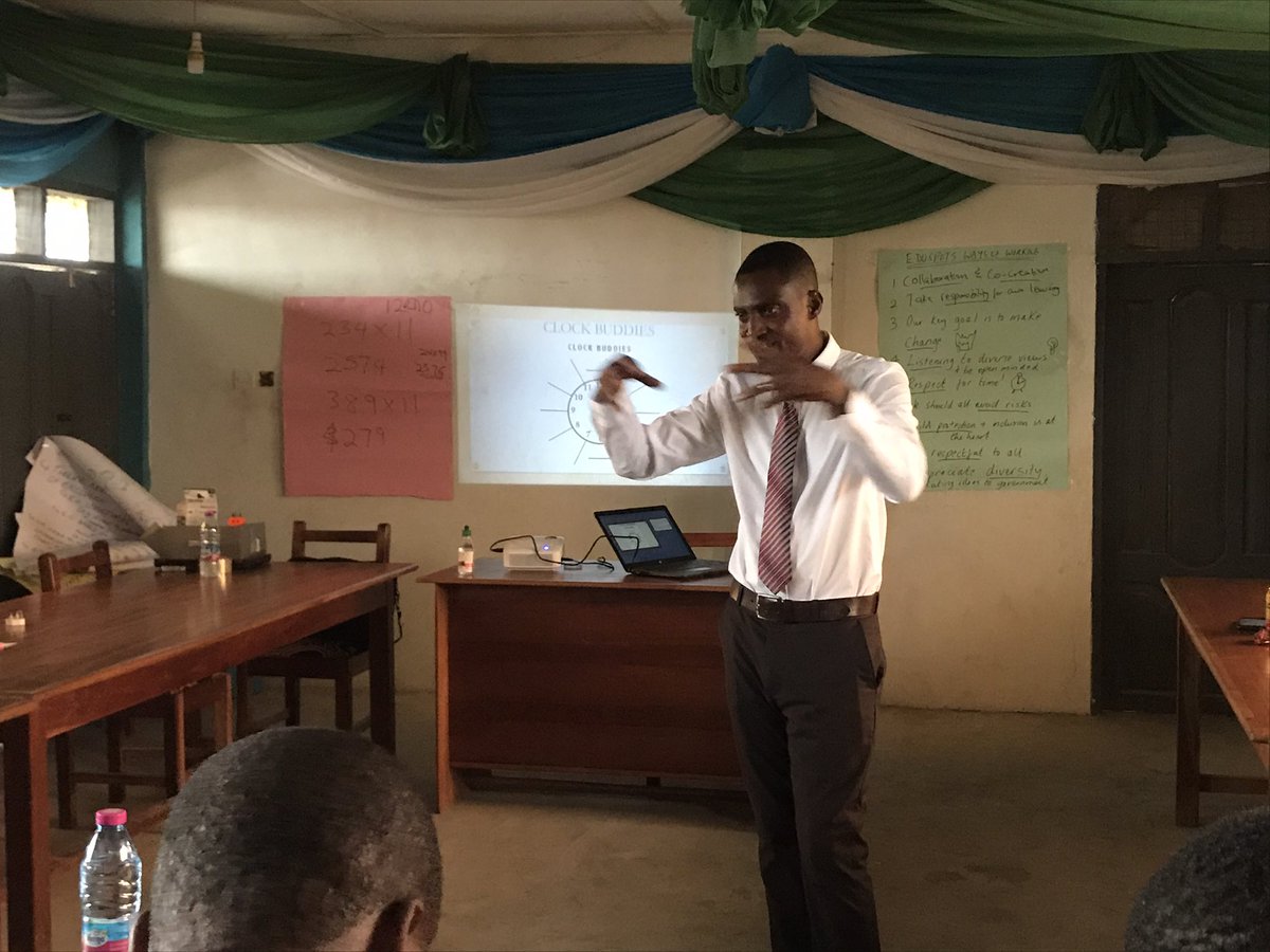 eduspots's tweet photo. Today is education day at the #CLEd Academy!
We were excited to welcome Evans Odei, @TeacherPrize top 10 finalist for 2021, to lead a session on teaching #mathematics and relating it to the #community context.
@VarkeyFdn https://t.co/8jUV7hTGO2