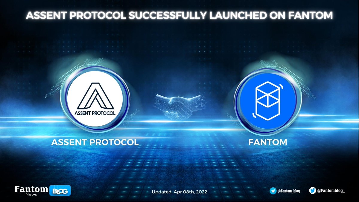 Fantomblog_'s tweet photo. 🤩@Assent_Protocol successfully launched on @FantomFDN
#AssentProtocol is a multi chain #DeFi project that aims to become the number one DeFi bank for both DeFi investors and DeFi projects🔥
Check out:
👉https://t.co/VxlENQrD02
#FantomBlog #FTM $FTM https://t.co/Qel6zyjoCq