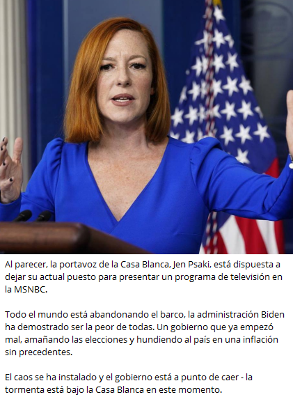 MaesgoChile2019's tweet photo. 2
Ademas, tras lo sabido de los mismos medios masivos oficiales acerca del lazo de los Bidens con estos laboratorios encontrados en la #LaptopFromHell, estamos viendo que algo muy heavy va a pasar este año, y por lo mismo, estamos viendo como #JanPsaki se va de la Casa Blanca https://t.co/BvS5WJ1NoL