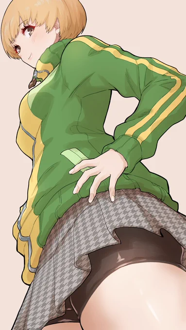 里中千枝ちゃんのスパッツ下から見るか下から見るか 